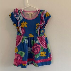 Colorful Floral Kids Dress